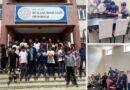 Muş Spor’lu futbolcu Ömer Çetinbaş öğrencilerin yüzünü güldürdü