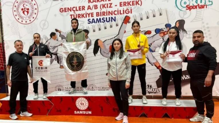 Muşlu Karateci Hiranur Çakır Okul Sporlarında 3. Oldu